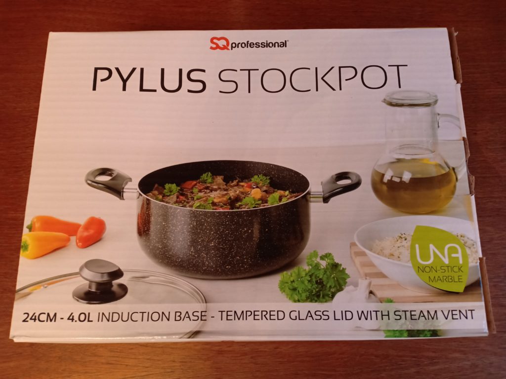 We bought a suitable stock pot to use