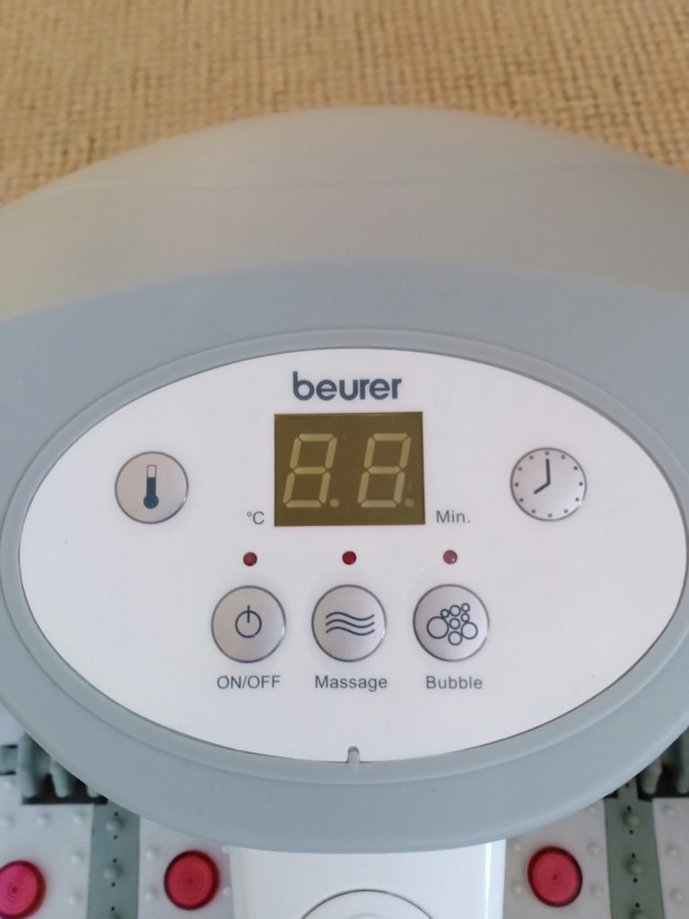 Controls for the Beurer FB50