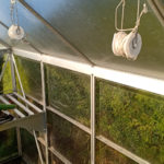 Trellising attached to Palram greenhouse