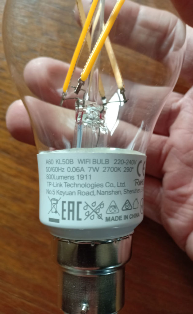KL50B bulb details