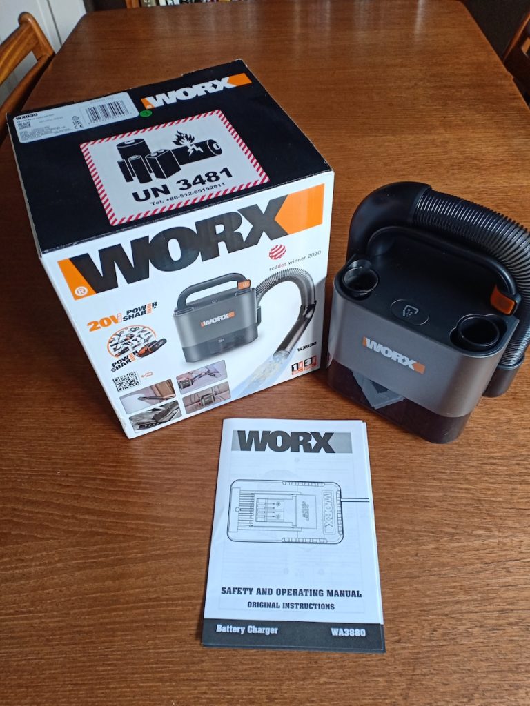 Worx WX030 Box contents