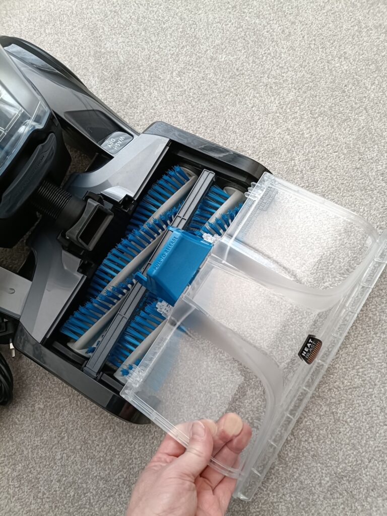 Fitting the front cover by sliding it back