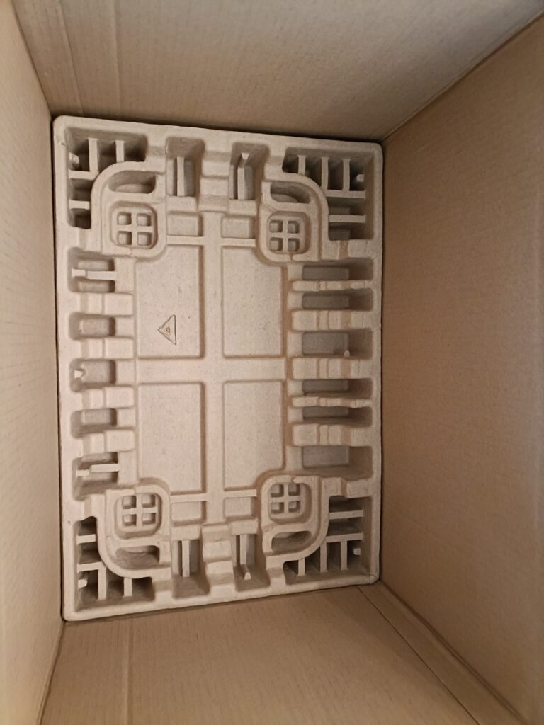 Cardboard protection under the Sage Custom Loaf