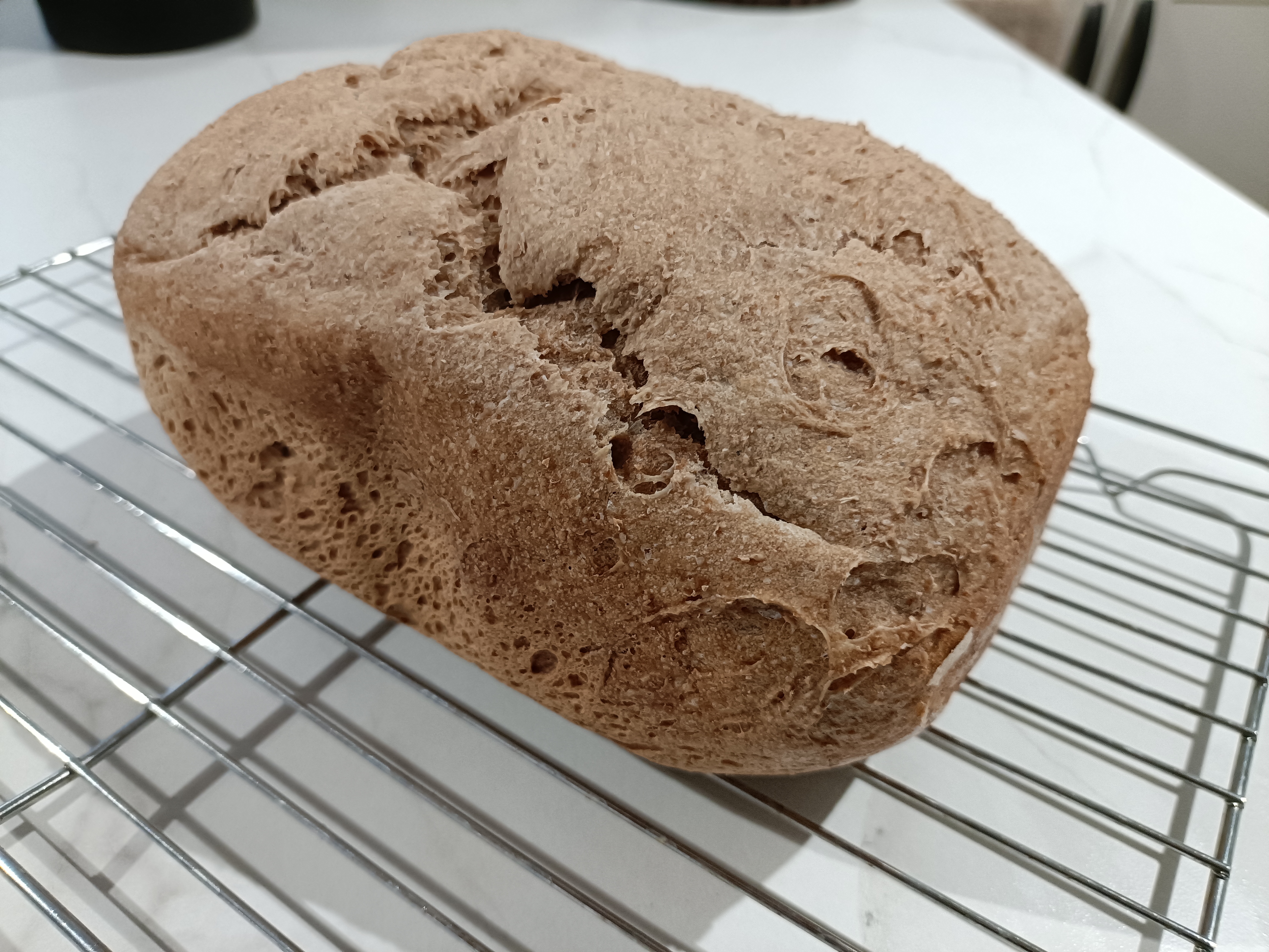 My first loaf made by the Sage breadmaker